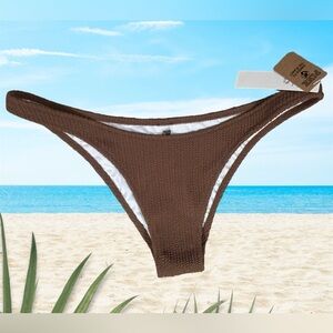 Victoria’s Secret Pink Bikini Bottom SizeS In Brown Color NWT